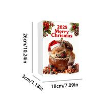 2D Cute Christmas Acrylic Pendant Animal Christmas Advent Calendar Animal Raccoon Owl Squirrel Hedgehog Bunny Bird Wildlife 24pcs