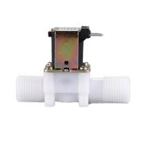 Solenoid Valve DC12V 24V AC220V 1/2  3/4  Male Thread Pneumatic Pressure Controller Switch Water Control Valve Normally Closed 1-2 DC12V