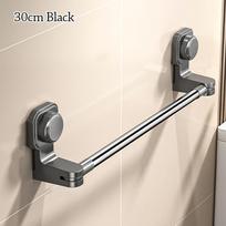 New Suction Cup Towel Rack Wall Mounted Adjustable Slipper Rack Retractable Multipurpose Bathroom Storage Rod