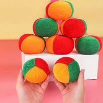 Pumpkin 6Pcs Velvet Sandbag Throwing Game Fun Kids Outdoor Indoor Sensory Gross Motor Skills Active Play Sports Party Favors