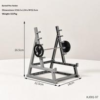 Squat Rack Pen Holder Mini Dumbbell rack Style Creative Desk Stationery Organizer Office Home Decor For Office Workers Students