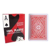 New 55Pcs/Set Texas Hold'Em Plastic Playing Cards Big Character Waterproof Smooth Poker Card Table Board Bridge Games 5.8X8.8Cm