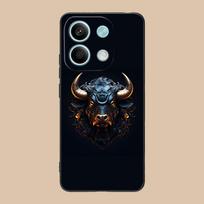 Bull Head Phone Case for POCO F8 F7 F6 F5 F4 F3 F2 Pro GT C75 C71 C65 C61 C40 Pro Ultra Soft TPU Shockproof Cover Poco C40