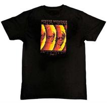 Rare! STEVIE WONDER Graphic Print Unisex T-Shirt S