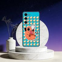 Anime P-Pochita Phone Case For Samsung Galaxy A73,A72,A71,A70,A53,A52,A51,Others Soft Black Cover Samsung a40