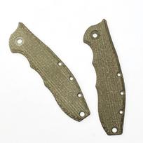 1 rinkinys individualių Micarta peilio rankenos plokštelių ZT 0562CF sulankstomiems peiliams „pasidaryk pats“ rankenos lopas Priedai Dalys Remontas
