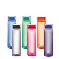 Unbreakable 1L Water Bottles For Fridge Office School Travel | BPA Free Leakproof Set Of 6  | Lightweight Wide Mouth Daily Use Hydration Bottles