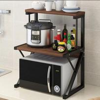 Microwave Oven Rack Shelf Kitchen Countertop Oven Rack Organizer Seasoning Storage Rack Holder Household Stand Storage Furniture juoda