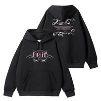 Straykids džemperiai Paltas Kpop Žvaigždė SKZ DOIT drabužiai XXXL juoda