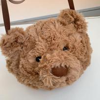 Naujas Jellycat Mielas Barselonos Meškiuko Galvos Pliušinis Krepšys Teddy Meškiukas Per Petį Vienos Peties Naujas Produktas Dovana Merginai Mergaitėms Crossbody Bag