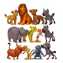 12vnt/rinkinys Anime Animacinis filmas Liūto sargyba Karalius Kionas Simba PVC Aukštos kokybės veiksmo figūrėlės Bunga Beshte Fuli Ono figūrėlės Lėlių žaislai