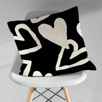 Abstraktaus meno juodai baltas pagalvės užvalkalas svetainės sofos pagalvei namų dekoracija miegamojo kambario lovos pagalvės užvalkalas 30x30cm