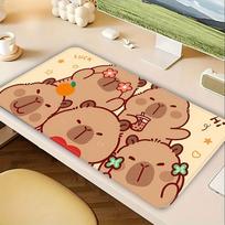 Mouse Pad Desk accessories Computer Laptop Pad office Pad Game Console Pad Keyboard Mouse Pad Waterproof Cute Capybara 220x180x2mm