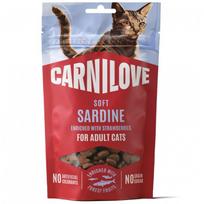 CARNILOVE Soft Snack Sardine enriched with Strawberries NEW skanėstai katėms 50 g, Svoris 50 g