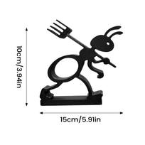 Toilet Paper Roll Holder Ant Shaped Cute Matte Napkin Dispenser Bathroom Tissue Holder for Bathroom Kitchen RV Camping Travel