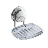 Suction Cup Soap Dish for Shower Wall Mounted Soap Rack Reusable Soap Tray  Bathtub sidabras