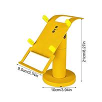 Credit Card Machine Stand 360 Degree Rotation Adjustable Bracket Metal POS Machine Display Bracket For Supermarket Shop Store geltona