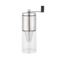 2 in 1 Hand-cranked Coffee Grinder with Filter Adjustable Coarseness Travel Coffee Mill Ceramic Grinding Core Manual