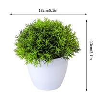 Plant Artificial With Plastic Pot Mini Bonsai Potted Plant Small Tree Simulation Pot Plants For Home Office Bedroom Decor