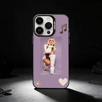 L-Lola Singer Indigo Cool Phone Case For iPhone 17,16,15,14,13,12,11 Plus,Pro Max,XS,Colored silver phone case iPhone15pro