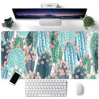 Cactus Mouse Pad Large Gaming Keyboard Mat LockEdge Rubber Computer Office Accessories LE600x300x2mm