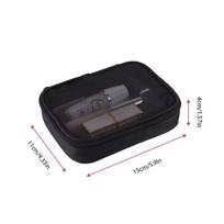 S/M/L Fashion Makeup Bag Women Solid Color Zipper Cosmetic Bag Mesh Transparent Casual Travel Portable Mini Wash Storage Bags