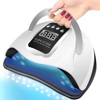 SUN X11 MAX Profesionali nagų džiovinimo lempa manikiūrui 132W Nagų gelinio lako džiovintuvas su automatiniu jutikliu UV LED nagų lempa us black