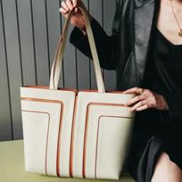 Genuine Leather Tote Bag  Bucket Bag Niche Design Versatile Commuting Large Capacity Single Shoulder Crossbody Bag