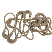 10x Zipper Pulls Cord Rope Ends Lock Zip Slider Replacement Fastener Loops for Clothing/Bags Garment Sportswear Accessories gelsvai ruda