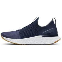 Nike React Phantom Run Flyknit 2 College Navy Vyriški sportbačiai Mėlyni Mėlyni-Lapės Šviesiai Sidabriniai CJ0277-401 44