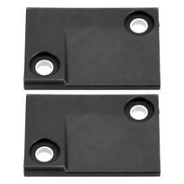 Porinė galinių durelių apatinė fiksatoriaus plokštelė Fiat Ducato Boxer Relay black