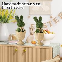 Rankų darbo pintas rotango vazonas/gėlių vazonas One Size
