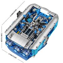 1006 vnt. Madingi laikrodžiai Statybiniai blokeliai Techniniai mechaniniai kaladėlės Surinkimo modelio žaislai su LED dekoracija Dovanos