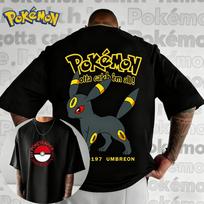 25 Summer Pokémon Anime Umbreon Charizard Brand 100Pure Cotton Printed Tshirt Men Harajuku Versatile Shortsleeved Y2k Loose 4XL