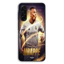 Telefono dėklas - MANIACASE - Samsung Galaxy A37 - Silikonas TPU - Juodas - Kylian Mbappé Real Madrid juoda