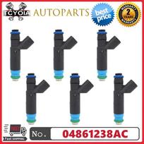 6pcs/lot Fuel Injector 04861238AC For 2005-2008 Chrysler Pacifica 2001-2007 Chrysler Town & Country Dodge Grand Caravan 3.8L V6
