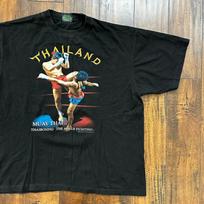 Muay Thai Thailand Boxing Box Vintage T Shirt Y2K Rap Tee Graphic Grunge Nirvana 4XL