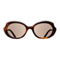 Loewe logotipo puošti netaisyklingo rėmelio akiniai nuo saulės Moteriški akiniai nuo saulės Vėžlio šarvo spalvos LW40147I54 55,Tortoiseshell