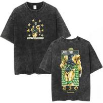 JoJos Bizarre Adventure Roadagain Ringo Graphic Tshirt Men Women Clothing Oversized Cotton Tshirts Washed Tee Harajuku T Shirt S