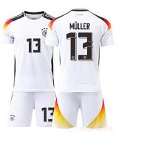 2024 Euro Vokietija namų marškinėliai #7 Wirtz #21 Gündogan #10 Musiala Futbolo marškinėliai 16