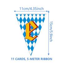 Oktoberfest Banner Beer Festival Bunting Pennant Banner Germany MunichOktoberfest Party Decoration Pull Flag For Beer Festival