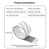 Strong Adhesive Screen Repair Tape Self Adhesive Window Screen Repair Tape Adjustable Fiberglass Screens Repair Tape Patch juoda