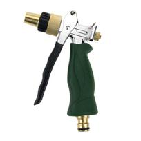 Metal Garden Hose Nozzle Adjustable Spray Water Gun for Car Washing Plant Watering and Outdoor Cleaning with Ergonomic Handle One Size