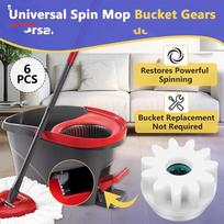 6Pcs Spin Mop Replacement Parts, Spin Mop Bucket Clutch Bearing Gear Replacement For Vileda And More Rotation Mop NONE balta