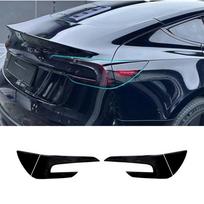 For Tesla Model 3 Highland 2024 Car Rear Taillight Protective Film TPU Tail Lamp Cover Sticker Trim - Smoked Black Parts Smoked Black
