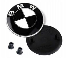Emblemat Znaczek Logo Czarno Czarny Biały Bmw 82Mm E30E34E38E46E53E83E60