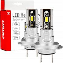 Żarówki Led H7 Białe 6500K Canbus 9-36V Oryginalny Rozmiar 1:1