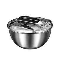 Manual Vegetable Dehydrator 3.5 L Fruit Washer Household Vegetable Drain Basket  Knead Dough 3.5 L