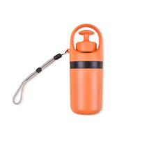 Zero-touch Pet Toilet Picker Dog Out Portable Six-claw Shovel Poop Clamp Poop Pick-up Garbage Bag Dispenser oranžinė