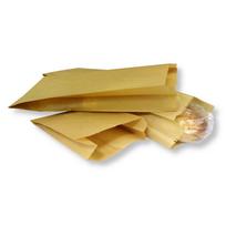 Torebka Papierowa Fałdowa Klockowa Szara Eko Pakowa 15X10Cm 1000Szt Mała